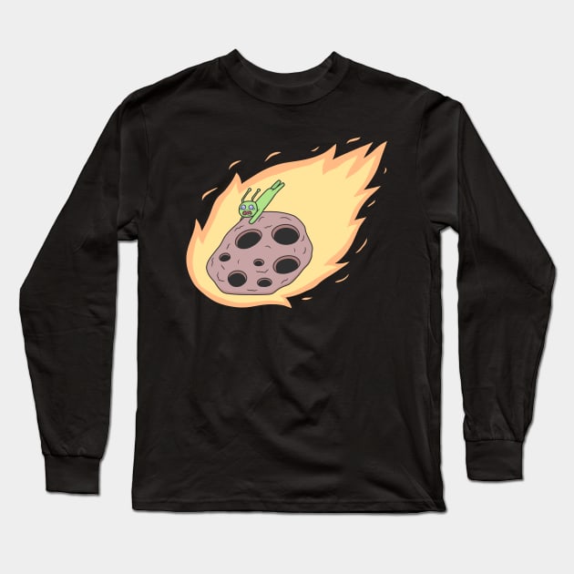 Alien Asteroid Long Sleeve T-Shirt by KammyBale